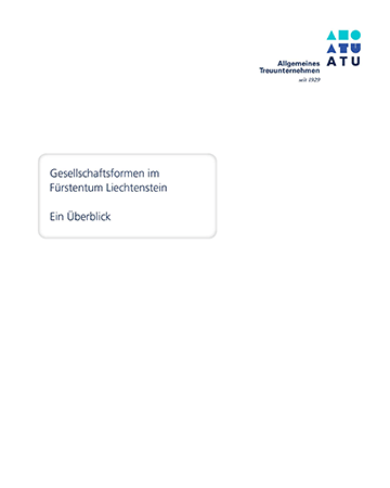 专业手册：列支敦士登公国公司类型 - 概览